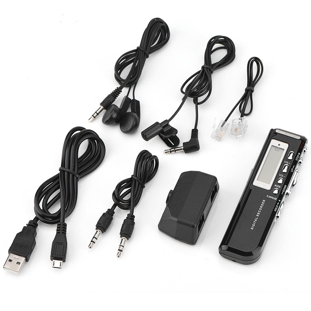 Grabadora de Voz de Audio Digital Pluma, grabadora portátil Multi-Idioma Memoria 8G con 4 Modos de grabación Grabadores automáticos Dictáfono para reuniones Conferencias Entrevistas Discurso de Clase