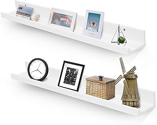 Muzilife 35.4 Large Floating Wall Ledge Shel...,