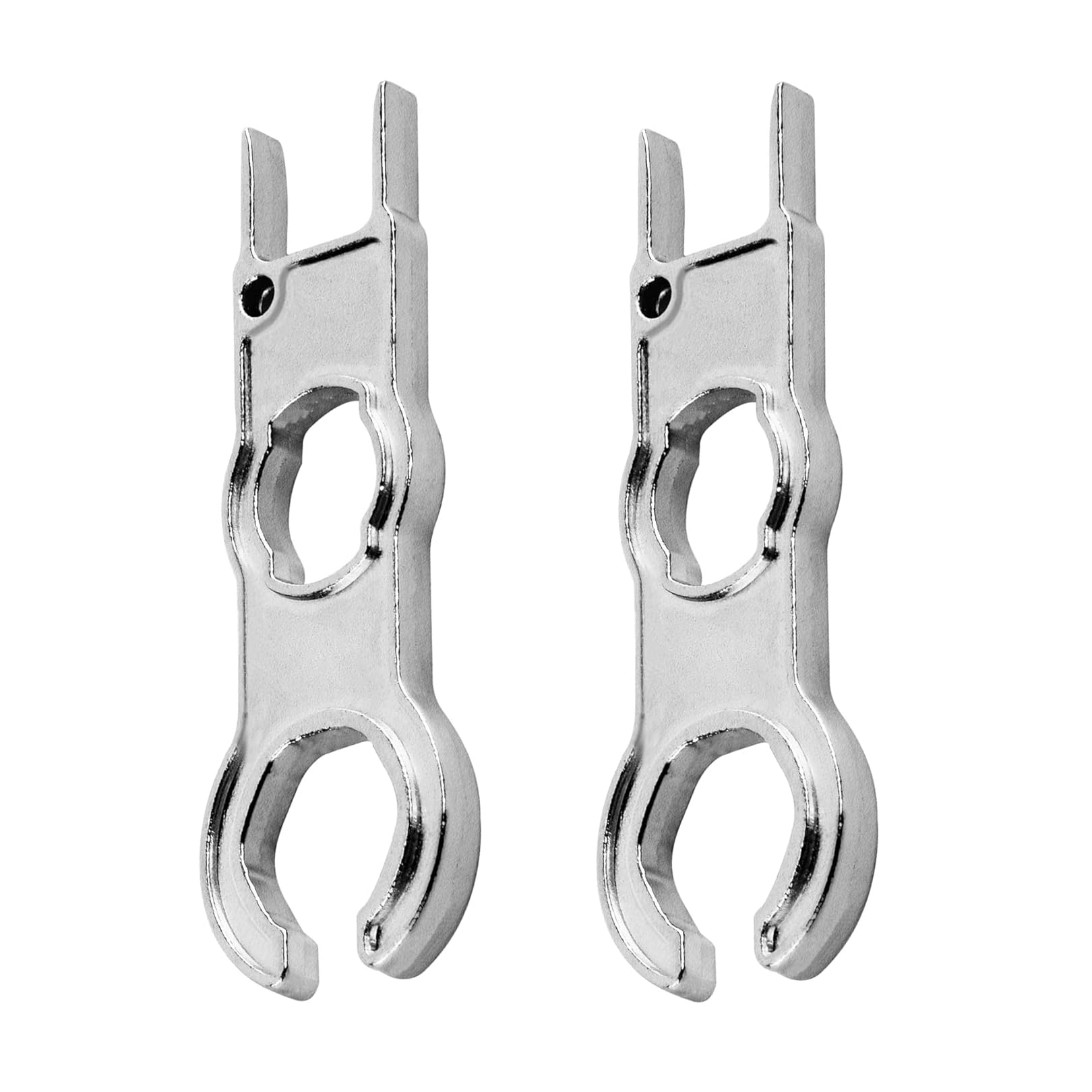 Pryon Silver Pack Of 2 Solar Spanner Set,Mc4 Connector Wrench For Solar Panel Cables System,Photovoltaic Connector Spanner,For Crimping Dismantling,Handy Wrench For Separating Solar Panel Connectors,Pv Tools Kit