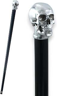 Walking Stick Cavagnini Wooden Italy Artisan Handmade Pewter Handle Elegant Men's Women Senior Dandy Gift