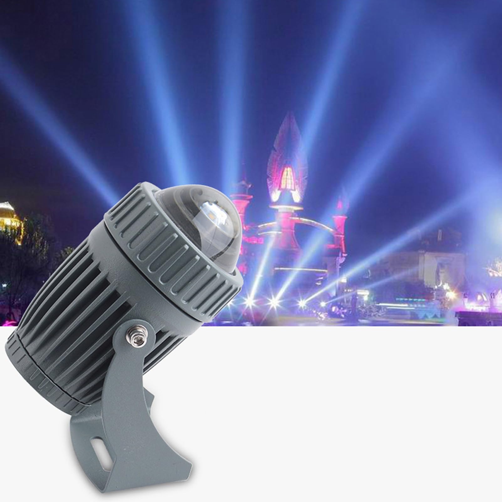 Projecteur LED faisceau étroit 10W pour éclairage paysager