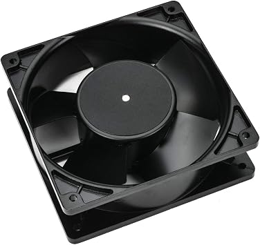AC axial Fan 4E-115B, All Metal, high Wind, high air Pressure Cooling Fan,110V AC 120mm by 120mm by 38mm High Speed