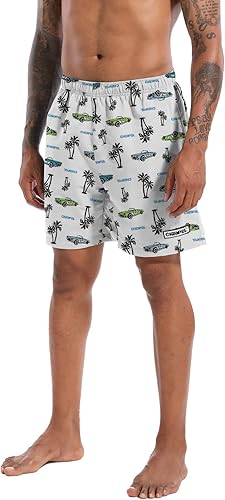 Miniatura 4 de CHEXPEL Traje de baño para hombre, de secado rápido, con bolsillos y forro de compresión, entrepierna de 7 pulgadas