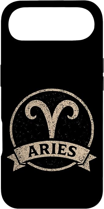 Aries Zodiac Retro Graphic Case for iPhone Air