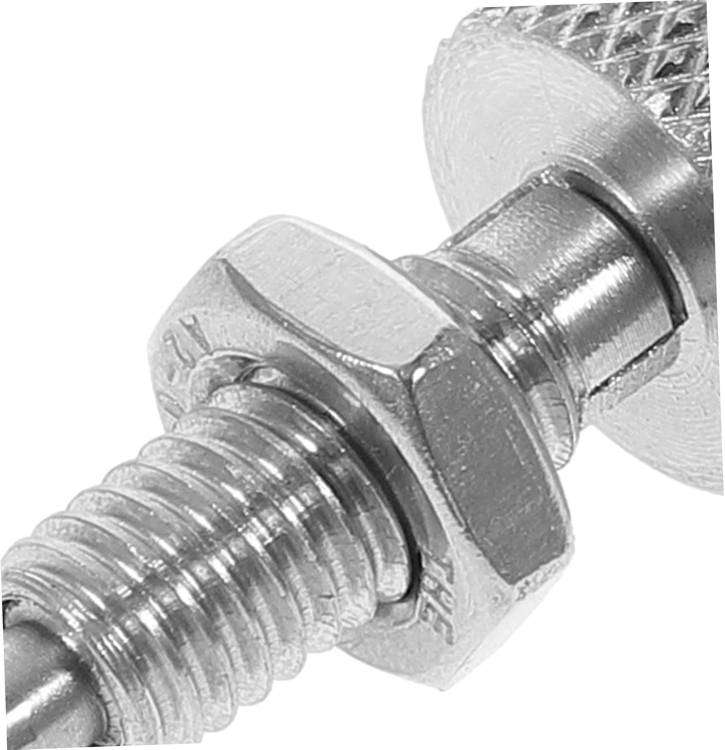 jojofuny 2pcs Stainless Steel Spring Plunger Knurled Handle Quick Release Pull Pin and Lightweight Design for Use Compact Spring Lock Tool for Versatile Applications