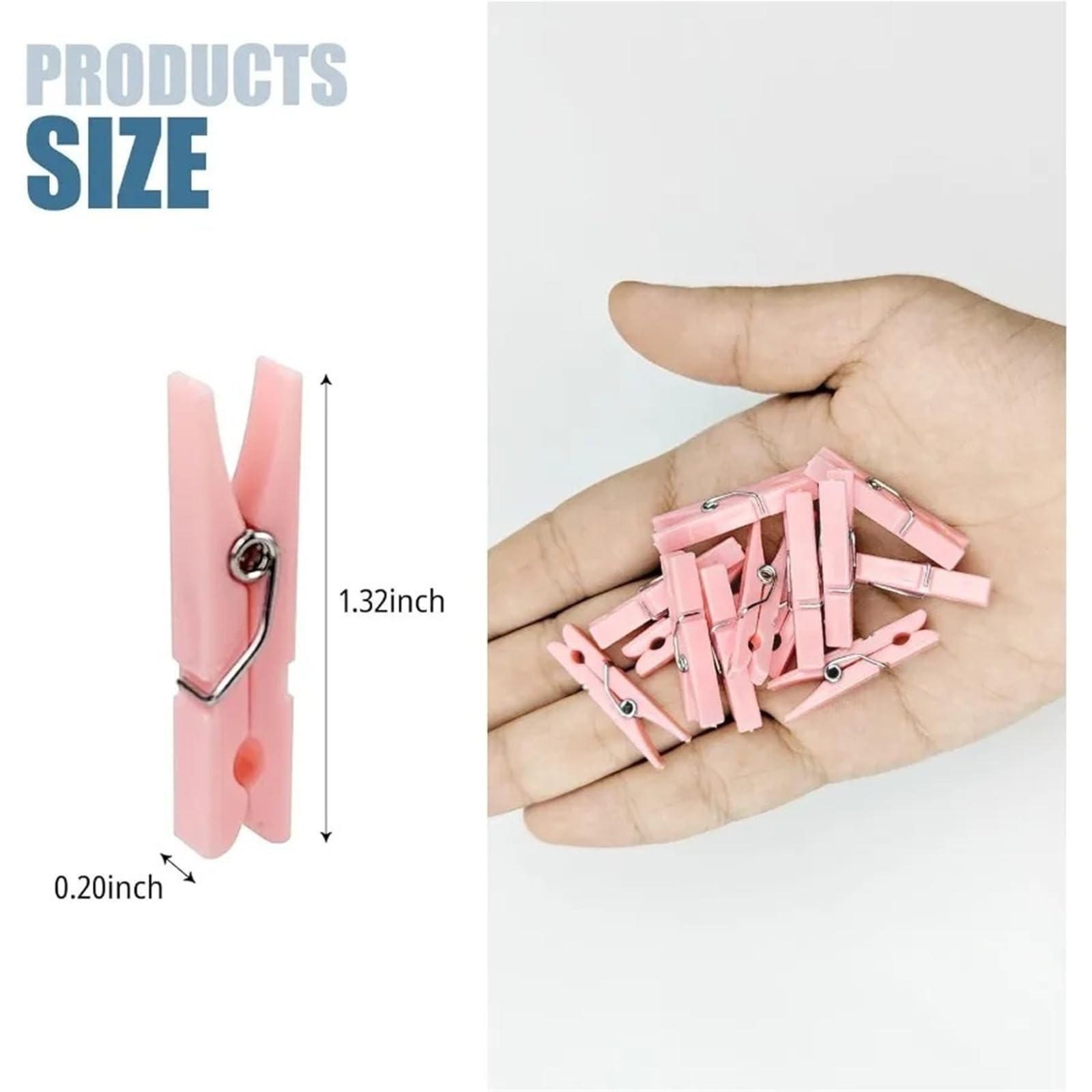 Pinzas De Plástico para La Ropa 30 Piezas de alfileres de Ropa de plástico de 1,4 Ih for Manualidades de decoración de Fiestas