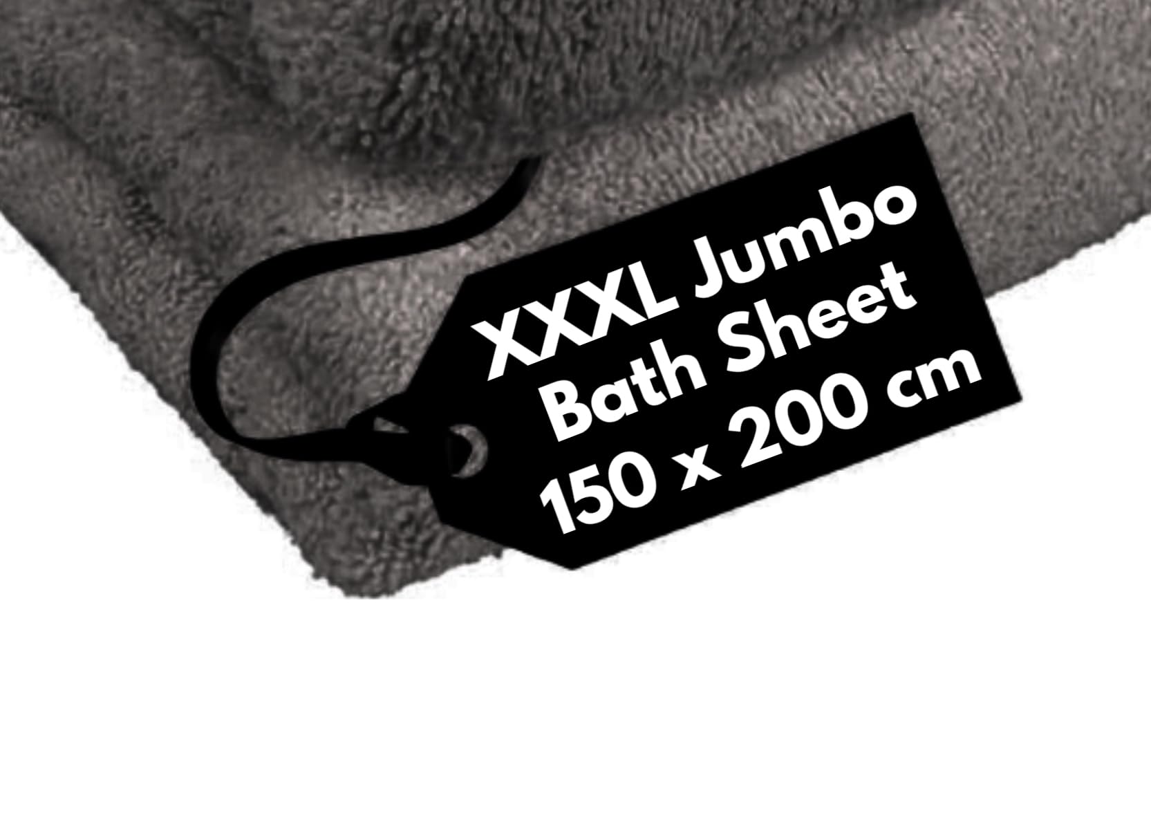 EDB Super Jumbo XXXL Luxury Bath Sheet Huge Massive 150 x 200 cm, Ultra Soft 100% Egyptian Cotton - Image 2