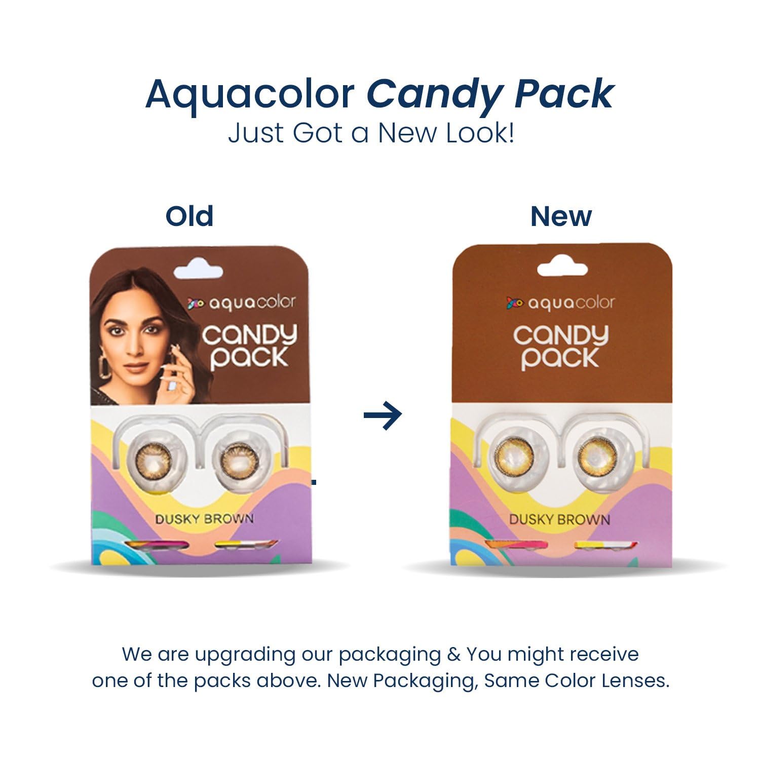 Aquacolor Dusky Brown Daily Disposable Candy Pack - 2 Lens Pack, Power(-1.75) - Image 5 thumbnail
