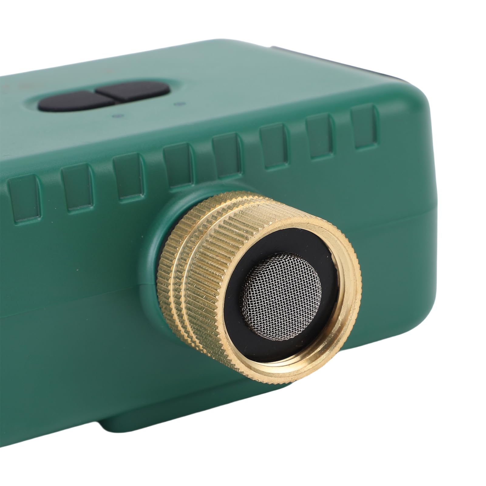 SEAFRONT Intelligente Timer per Irrigazione a Doppia Zona con 2 Uscite, Ingresso in Ottone Impermeabile IP55 per Irrigazione da Giardino con Display LCD e Blocco Bambini