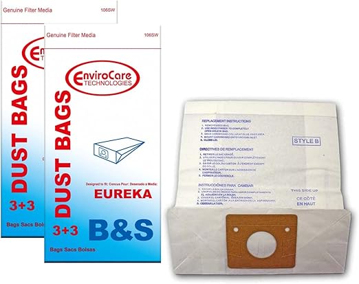Aazon.co - EnviroCare Replaceent Vacuu Bags Designed to Fit Eureka