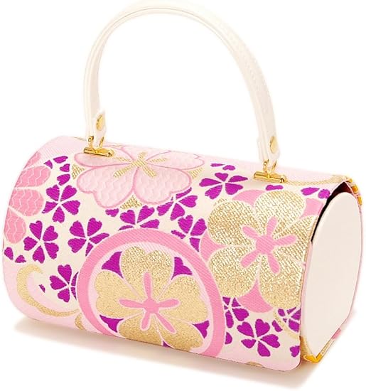 Amazon 京都きもの町 子供用 和装バッグ ピンク 古典花柄 お子様小物 七五三 和装バッグ 卒業式の袴に 着物 浴衣 通販