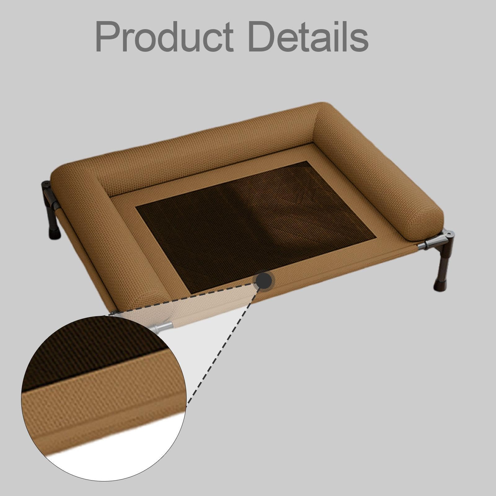 Cama para Perros con barandillas accesorias, Rendimiento, Regalos para Exteriores, Suministros para Mascotas