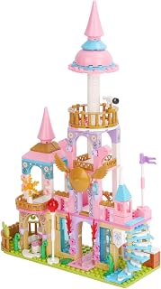 Oichy Princess Castle Building Blocks Toy, Girl Fantasy House Building Blocks Architecture Sets Birthday for Kids Age 8+