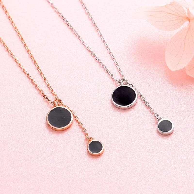 NONNYL S925 Necklace Gift for Women Wife, Womens Pendant Jewelry Wedding Anniversary, Sterling Silver Girlfriend Birthday Gifts for Her, Pendants Necklaces for Christmas Mom Gifts