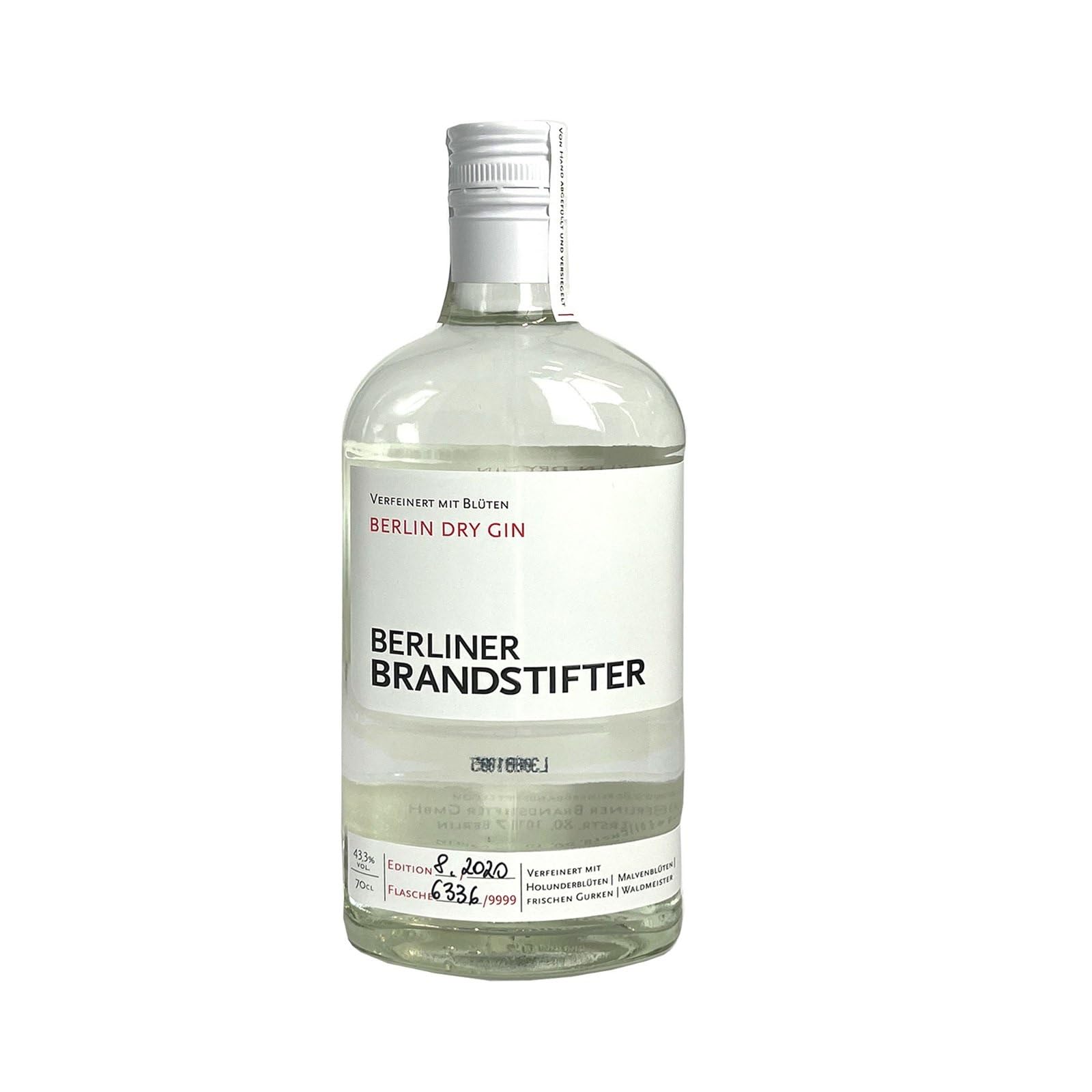 Berliner Brandstifter Dry Gin, 700ml