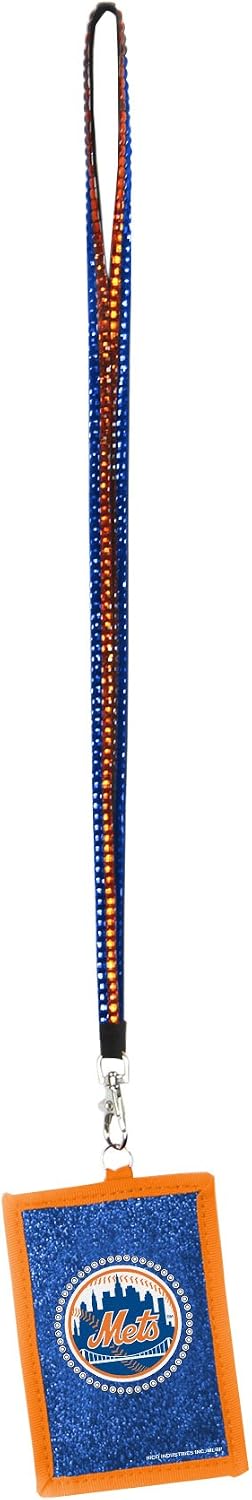 MLB Beaded Lanyard with Nylon Wallet