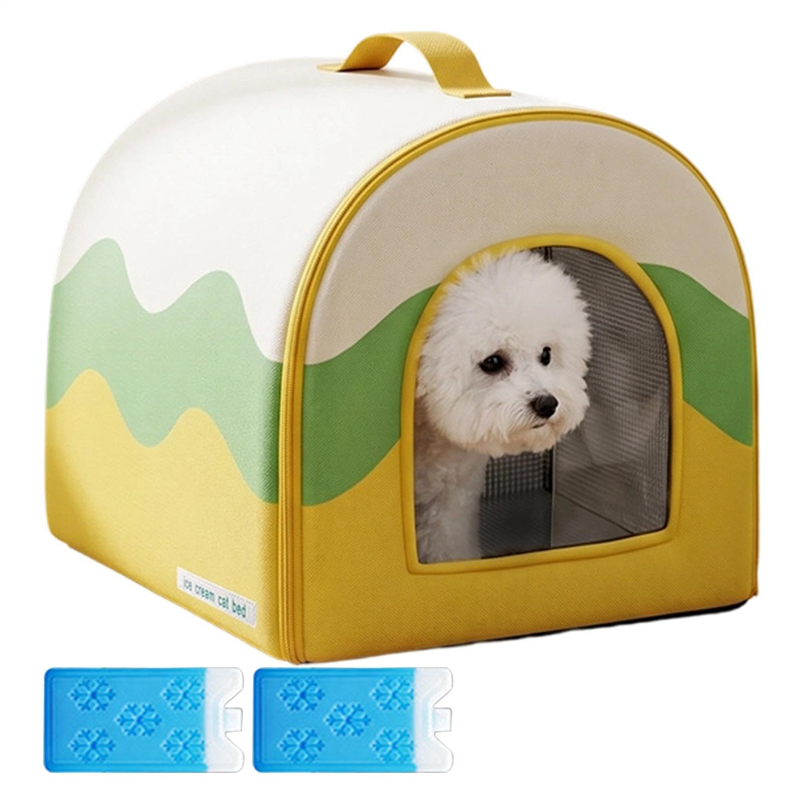 Maison pour chiot par temps chaud idéale pour le salon ou la chambre