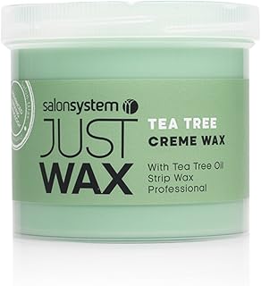 Just Wax Tea Tree Cream Wax with Natural Antiseptic Tea Tree 450g