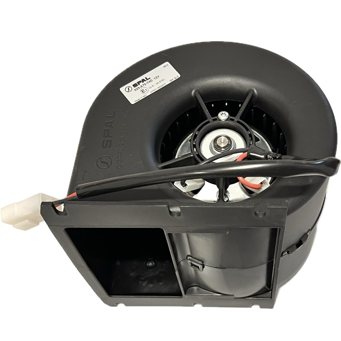 SPAL 30003542 Single Wheel Centrifugal Blower 12 Volt – High-Performance HVAC/Rear-Air Circulation Unit (023-A70-74D 12V) 335 CFM