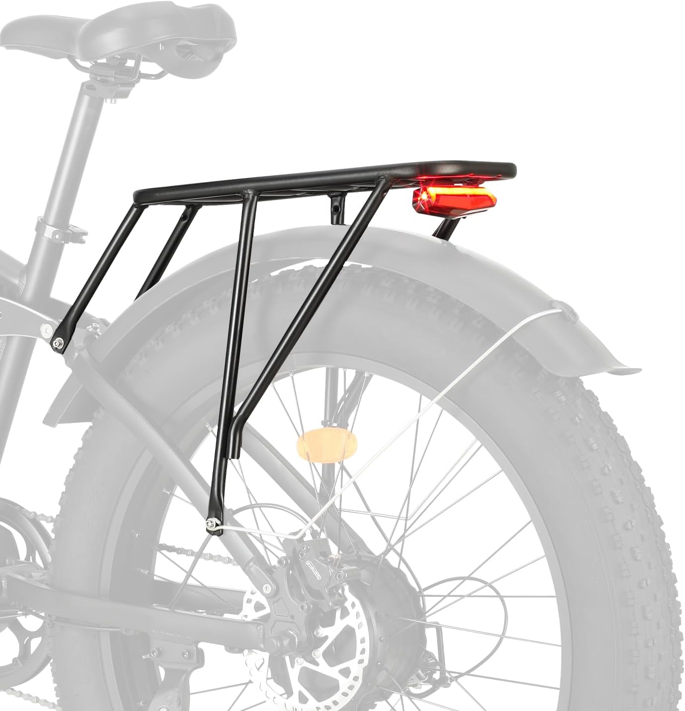 Rear Bike Rack for SMLRO Electric Bike SU7/V3, Thicken Cargo Rack, Aluminum Alloy Ebike Rack