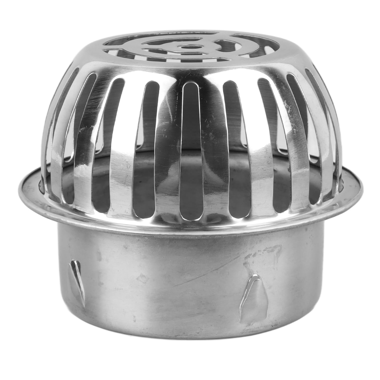 Jelquix Stainless Steel Round Floor Drain with Anti Blocking Design for 110mm Balcony Pipe Outdoor Drainage