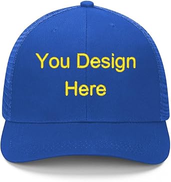 Maylrvjv Custom Embroidered Baseball Cap Design Your Own Hats Custom Hats Logo Personalized Sports Cap