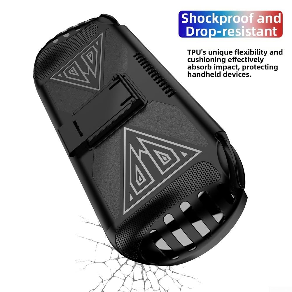 Funda protectora suave de TPU para dispositivo de juego portátil ANBERNIC RG VITA PRO, cubierta de agarre ergonómico portátil, agarre ergonómico para mayor comodidad, resistencia a arañazos y