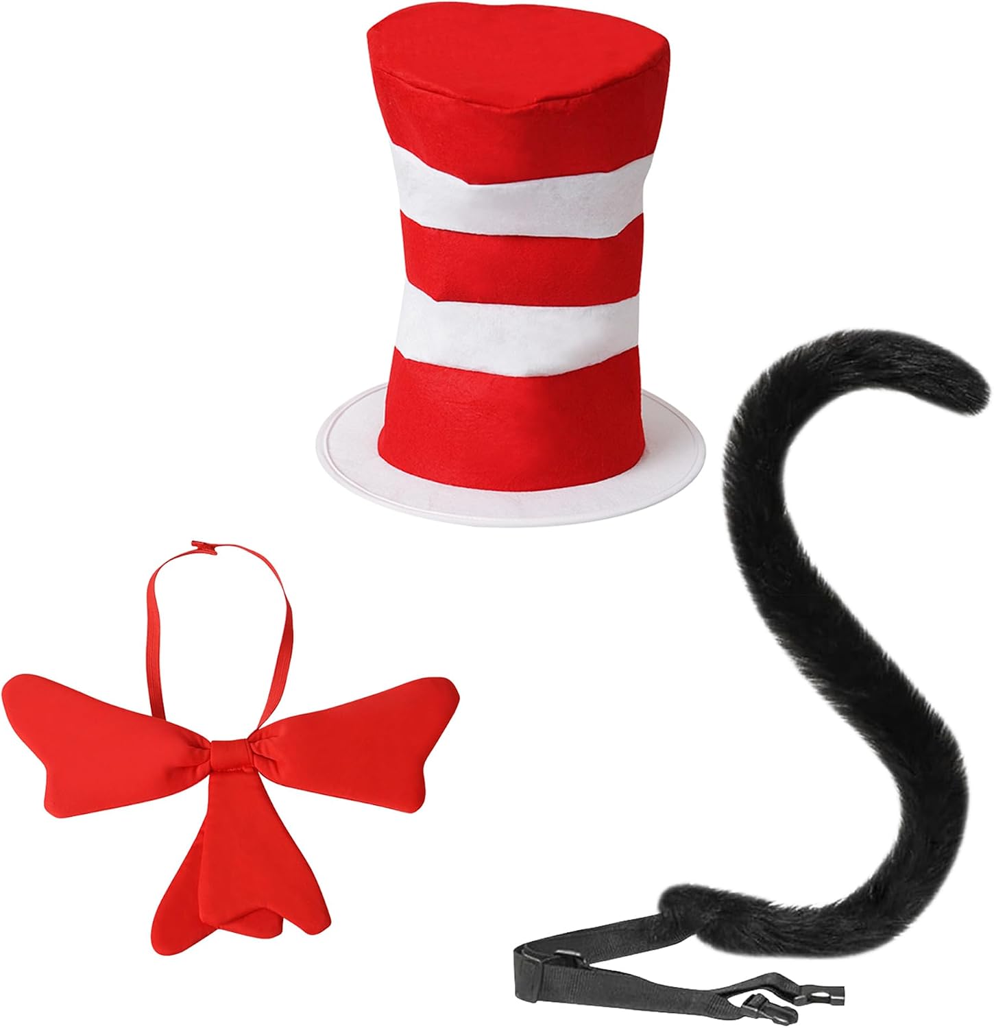 Classic Storybook Cat Accessories Set - 3Pcs, Halloween & Book Week