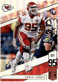 2019 Panini Elite #100 Chris Jones NM-MT Kansas City Chiefs Officially Licensed NFL Football Trading Card
