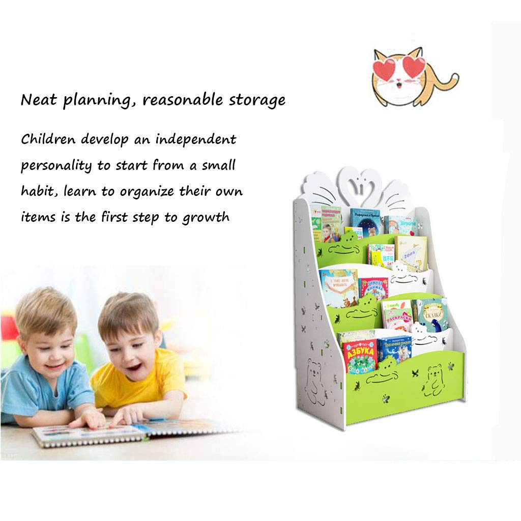 Bookshelf Portariviste Bambini Piccola sotto Il Tavolo scaffale Semplice da Pavimento Economica per Studenti scaffale per Libri illustrati per Bambini della Scuola Mate