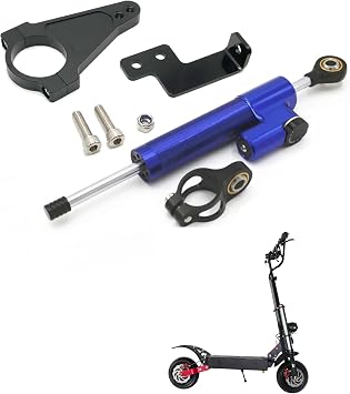 V7 Electric Scooter Shock Absorber Auxiliary Steering Bracket Steering Damper High-Speed Dual Drive Electric Scooter Steering Kit Suitable V7/Teewing X5 BOYUEDA/Yume/TIFGALOP