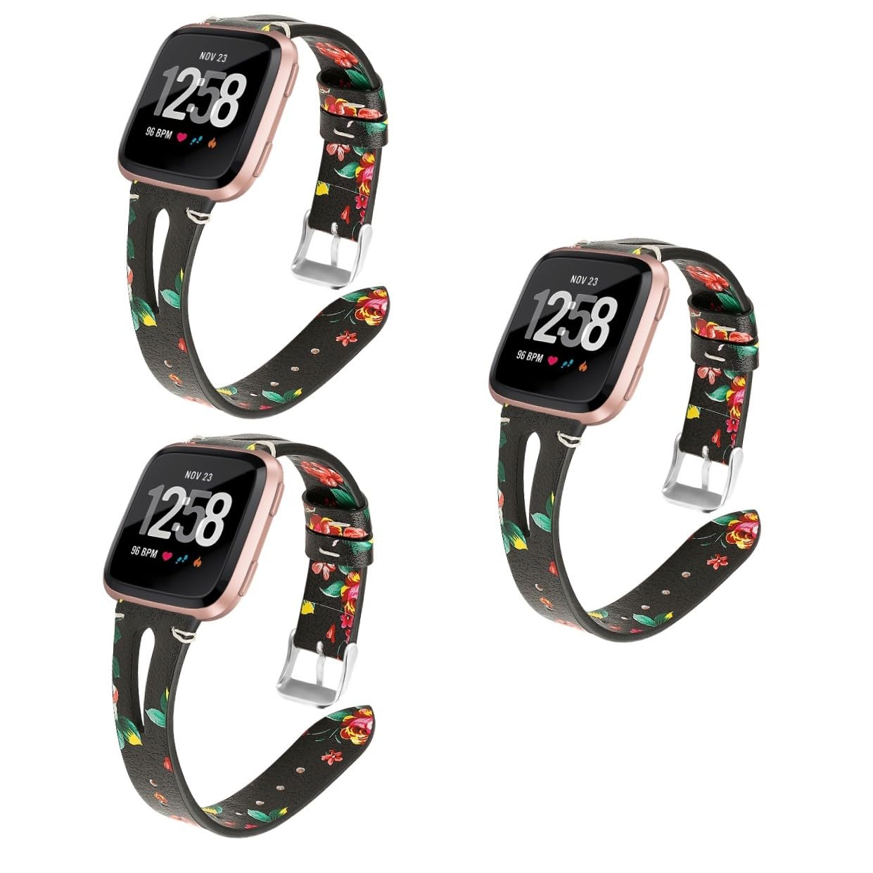 UKCOCO 2 Pulseras Para Hombre Pulseras Para Reloj Inteligente Pulseras Para Hombre Pulseras Para Hombre Correas De Reloj Para Mujer Correa De Reloj De Impresión Correa De Reloj