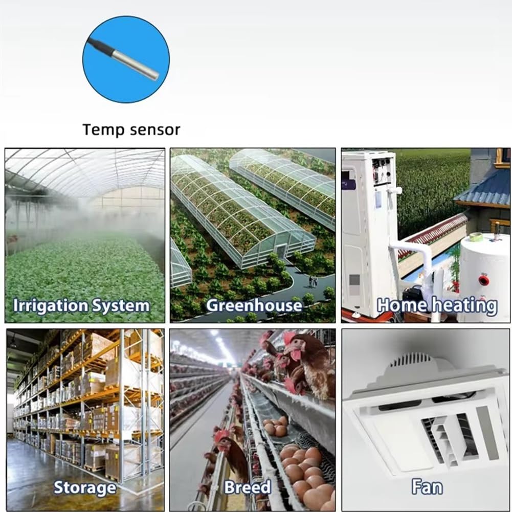Tuya Smart Life WiFi-Schalterrelais Temperatur-Monitor Thermostatsensor Passives Trockenkontaktrelais DC 7-32 V