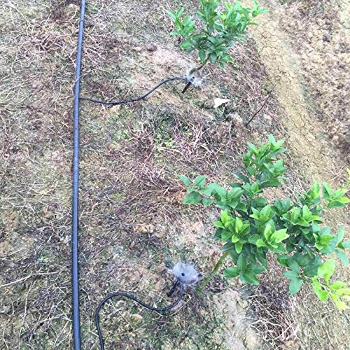 Ydjoo Irrigation Drippers 25 Pack Adjustable 360 Degree Full Circle Pattern Water Flow Irrigation Drip Emitters Micro Spray Fan Shape Drip Irrigation For 4Mm/7Mm Hose Tube For Garden Flower(Black) #TOP2