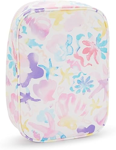 Vista 102 de Kipling - Estuche impreso para 100 bolígrafos para mujer, accesorios de organización, suministros de arte, maquillaje, organizador de viaje Aqua