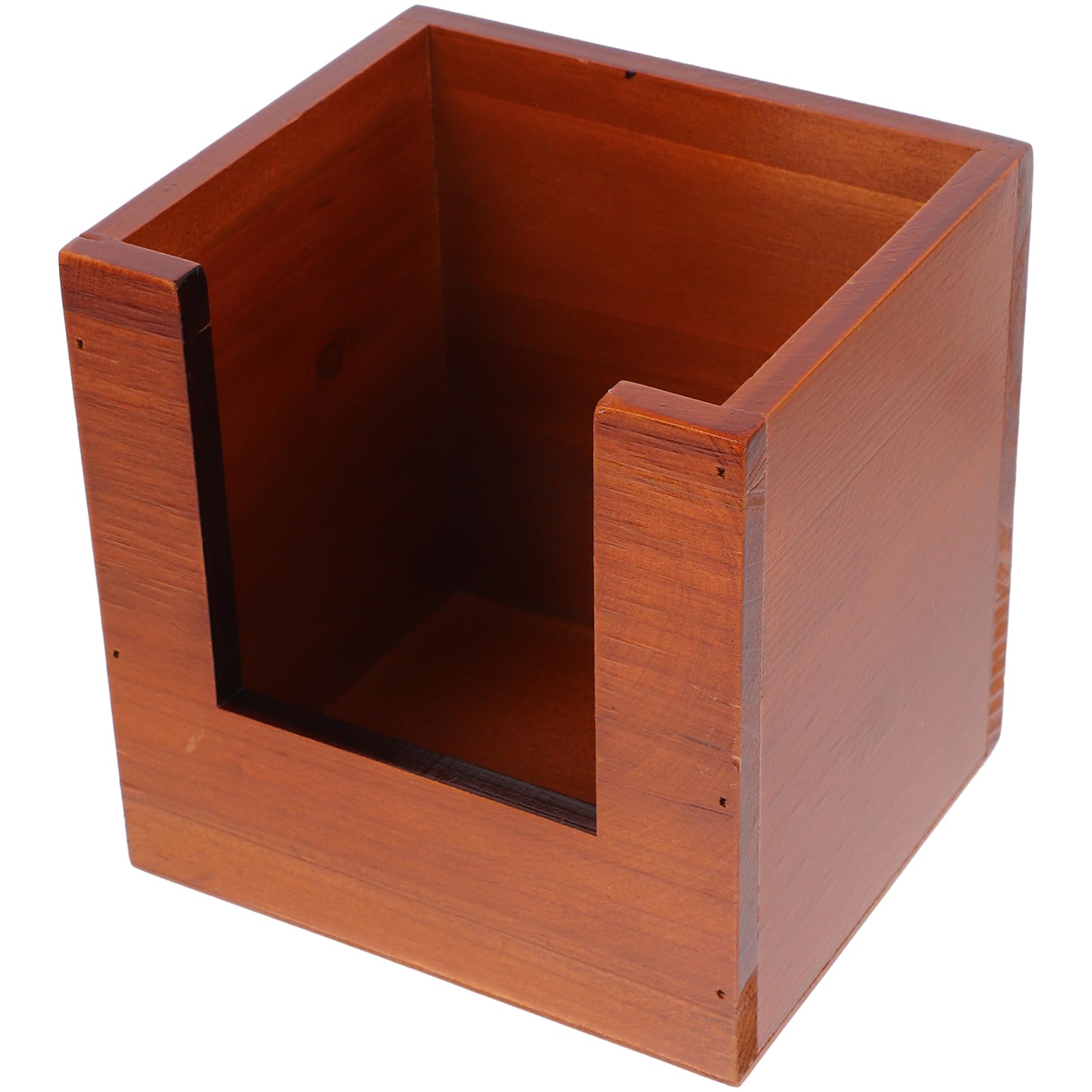 ABOOFAN Small Wooden Box for Recipe Cards Kitchen Menu Storage Holder Vintage Card Holder Insert
