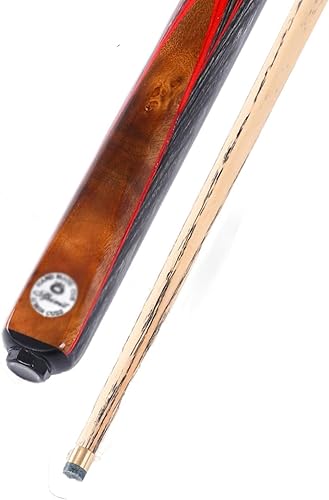 Tacos de billar profesionales - Juego de tacos de billar de billar de 57.1 in, material importado de América del Norte, señal dividida 34, 17-18