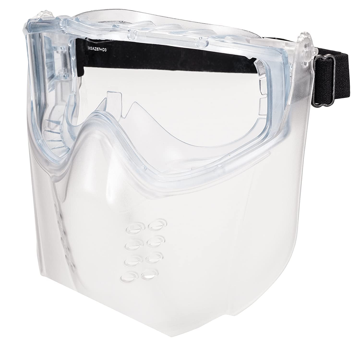 MSA 10150069 Vertoggle Safety Goggles - Industrial Use, Safety Goggle/Faceshield Combination, Protects Against Impact & Splash, Sightgard Protective Eyewear, Polycarbonate (PC), Anti-Fog, Anti-Scratch