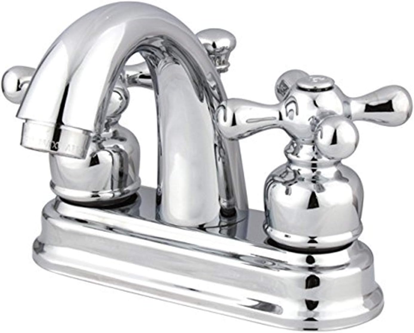 Kingston Brass FB5611AX 4 in. Centerset Bathroom Faucet, Polished Chrome