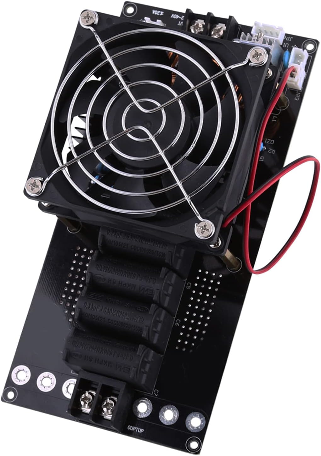 DC12-36V 20A 1000W ZVS Induction Heating Module Heater with Copper Pipe Induction Heating Bolt Remover ZVS Induction Heating Coil Kit 25 * 17 * 7