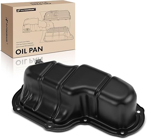 A-Premium Cárter inferior de aceite de motor con tapón de drenaje compatible con Nissan Frontier 2005-2019 Pathfinder 2005-2012 Xterra 2005-2015
