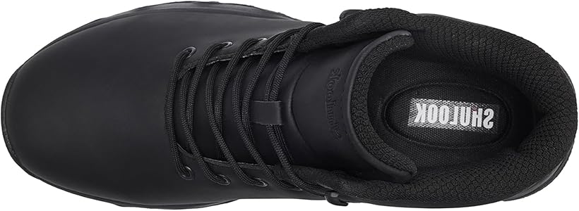 SHULOOK Non Slip Work Boots for Men Slip Resistant Shoes Restaurant Kitchen