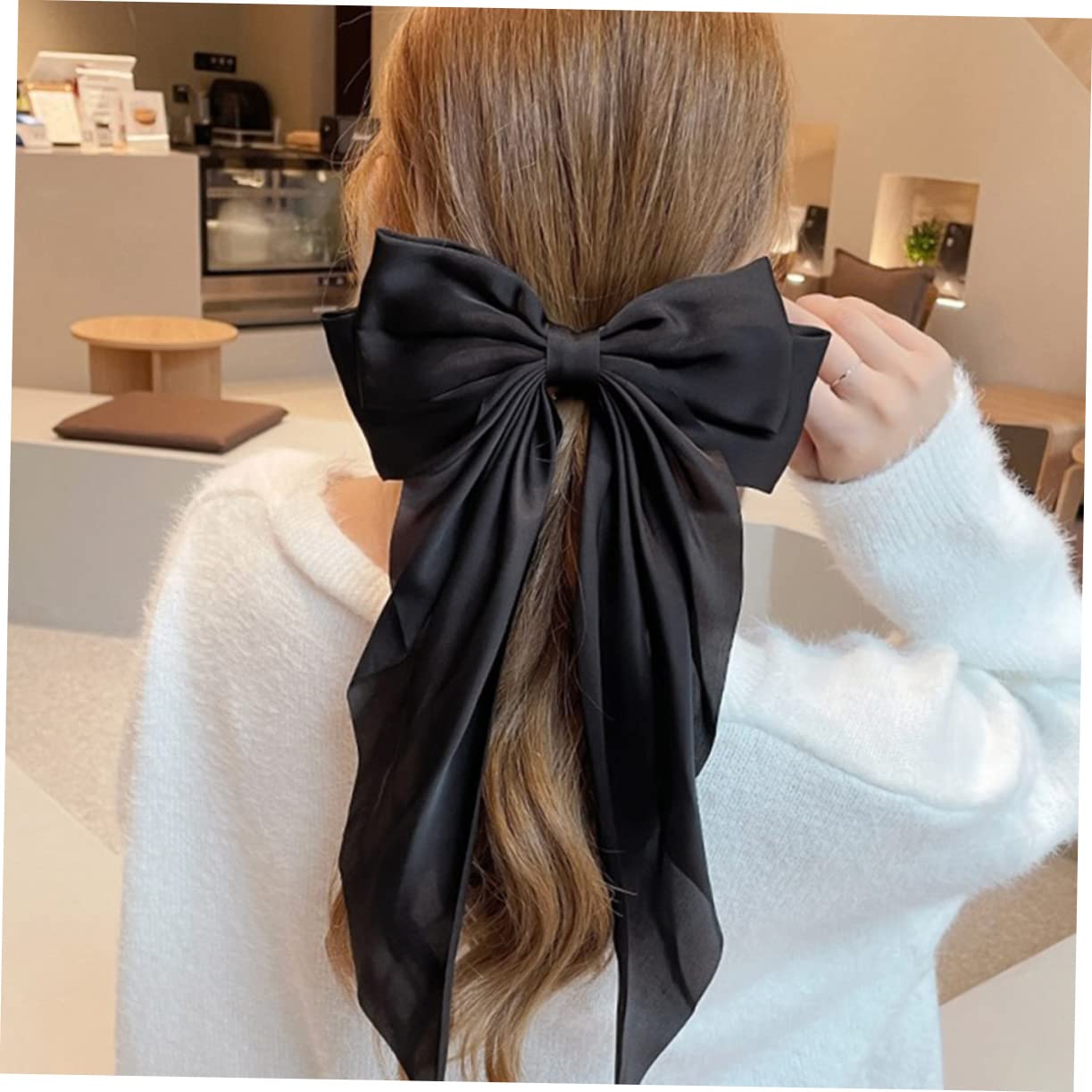 Healeved 8piezas De Pelo Para Mujer Lazo Grande Accesorios De Cabello Para Niñas y Burdeos Clips Resistentes y Elegantes Para Fiestas y Eventos