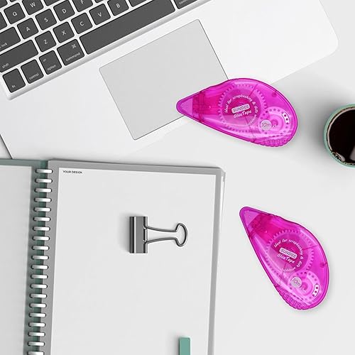 Miniatura 7 de Glue Runner - Rodillo de cinta adhesiva permanente de doble cara, 0.3 x 360 pulgadas, aplicador de rodillo adhesivo permanente de puntos  6 paquetes