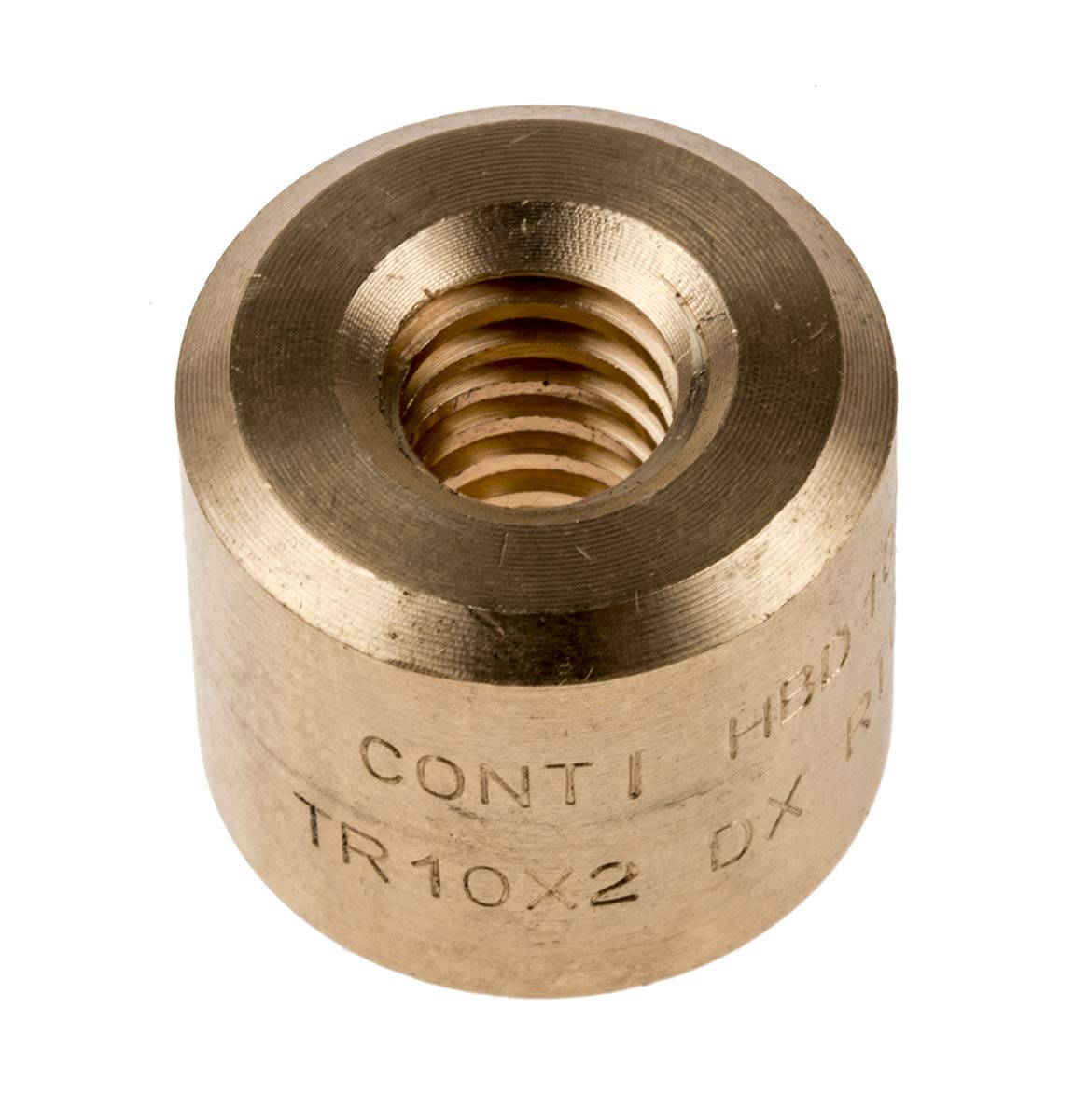 RS PRO Spindelmutter Zylindrisch, 10mm, Außen-Ø: 22mm, Länge: 20mm