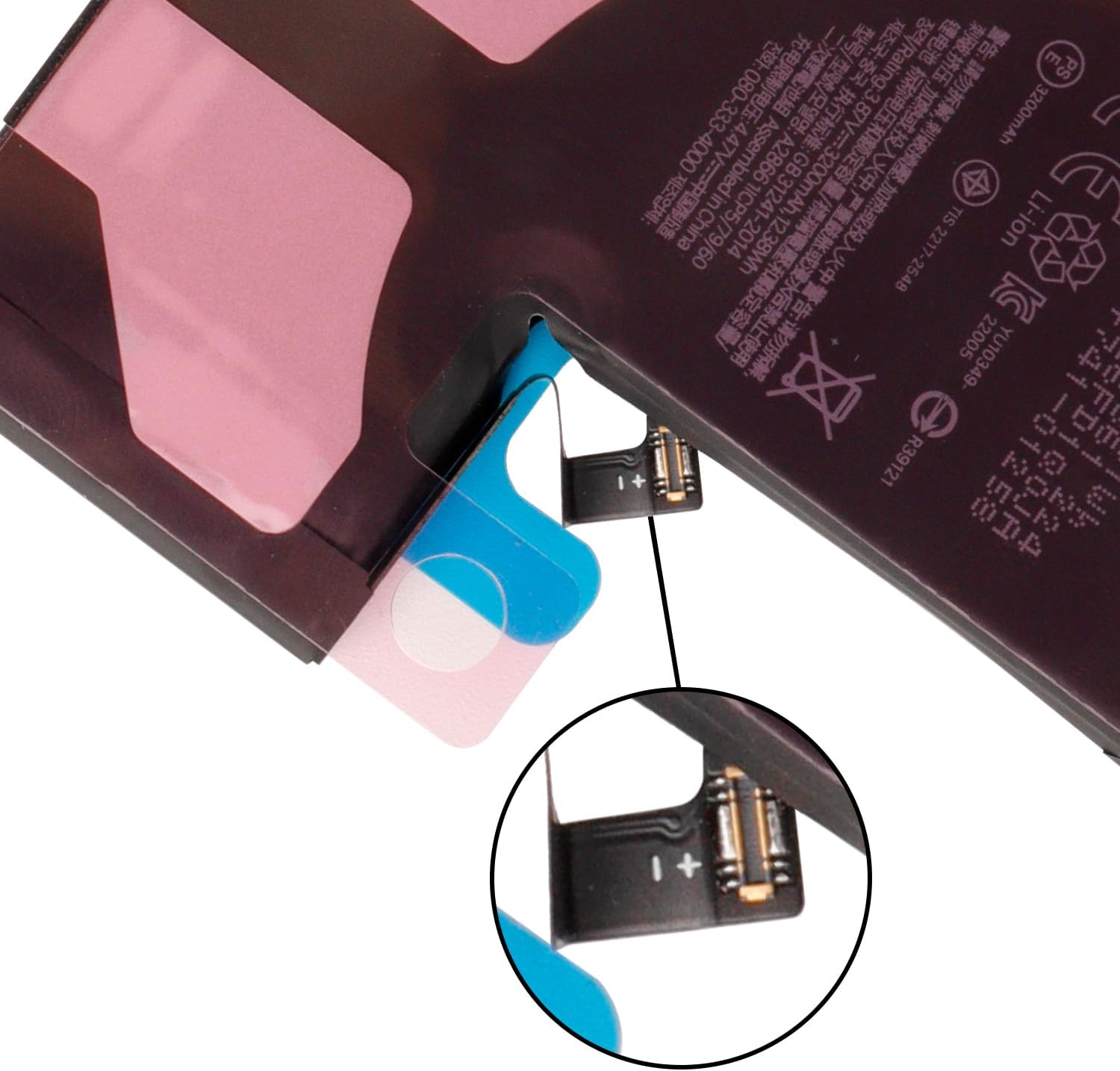 Duotipa New A2866 Battery for i-Phone Series 14 pro with Repair Tools Kit