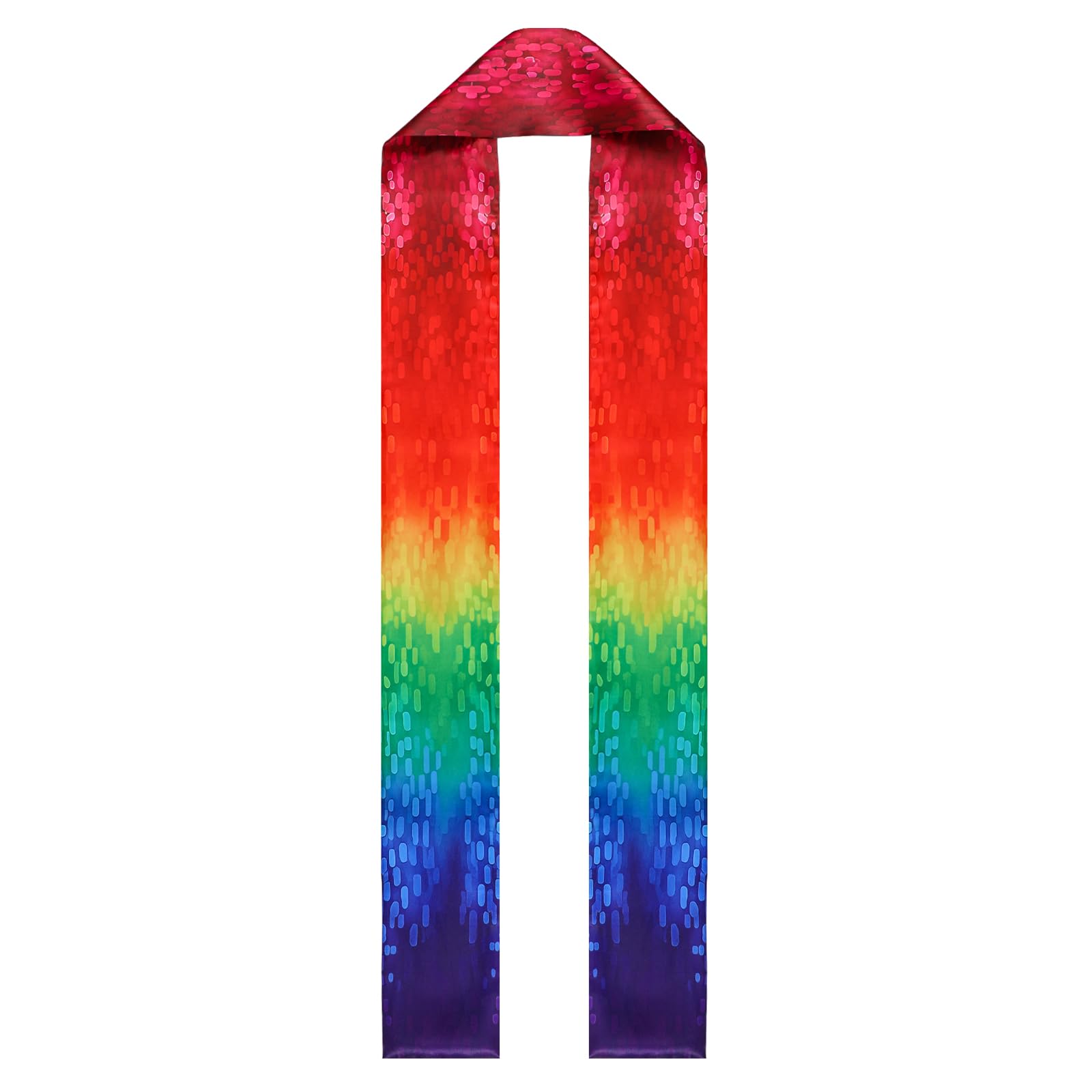 Gods Overlay Stole 110" Priest Clergy Stole Priest Sash Scarf Rainbow Stoles for Priests Costume Church Minister Pastor Shawl Wedding Officiant Baptisms Confirmation Decor