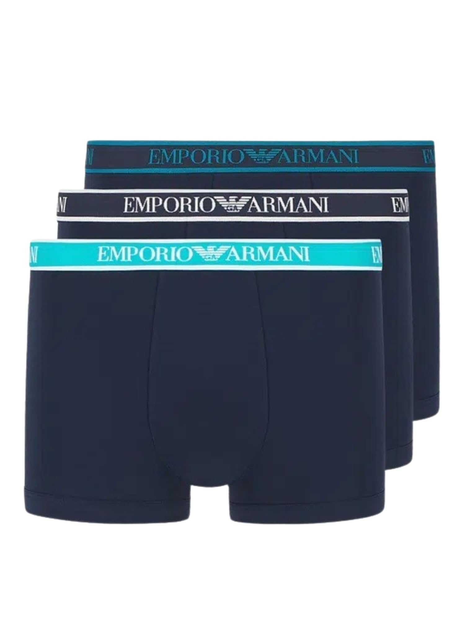 EMPORIO ARMANI Man Core Logoband 3-Pack Trunk Blue L