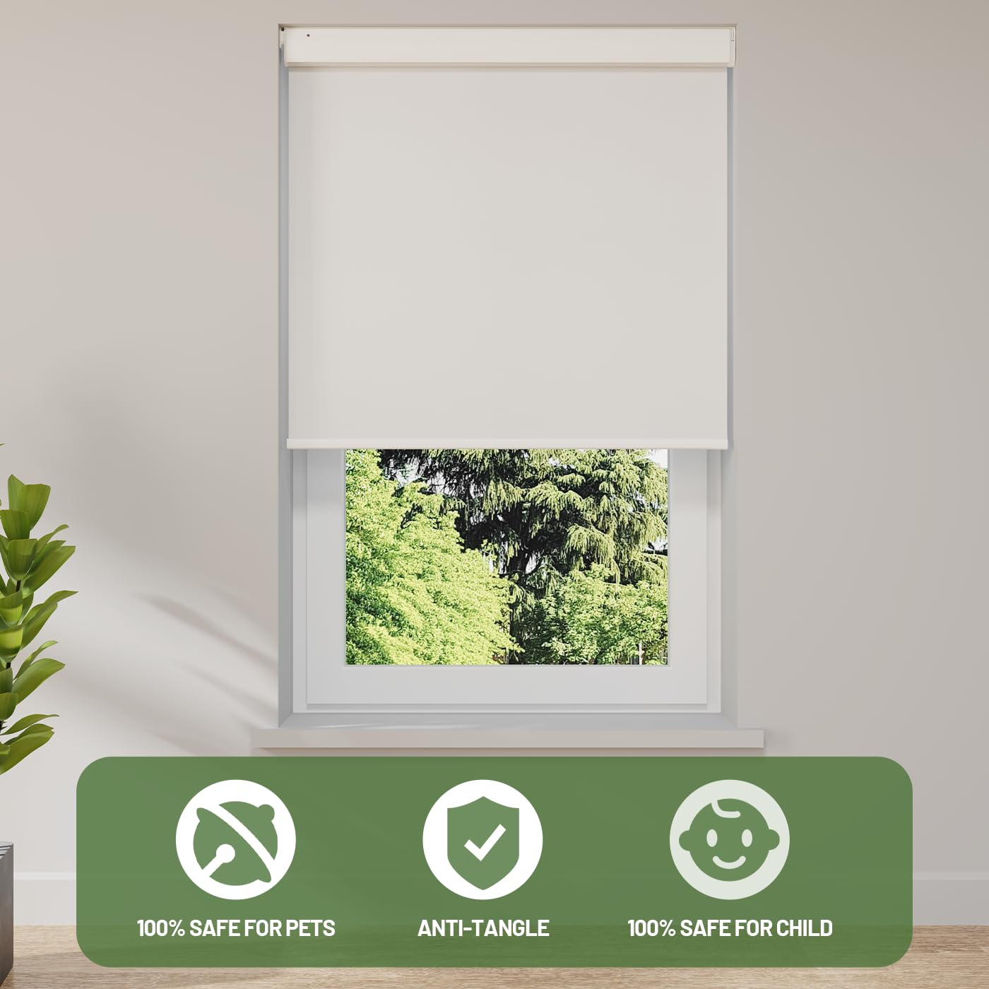 Amazon.com: DONGFXK Motorized Blinds with Remote, Blackout No