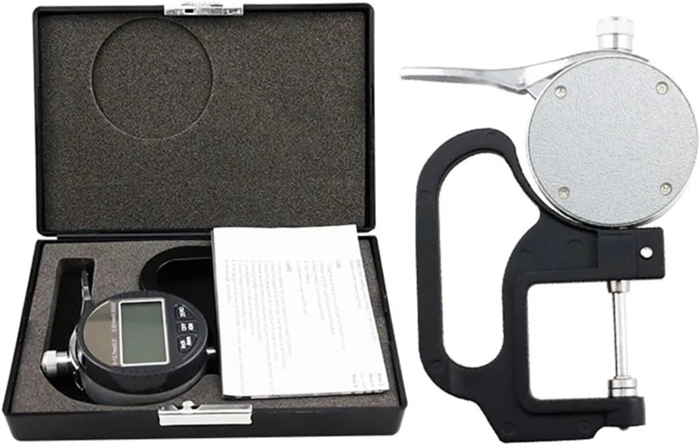 0.01/0.001mm Electronic Thickness Gauge 12.7mm Digital Micrometer Thickness Meter Micrometro Thickness Tester RS232 Data Output(0.01mm)